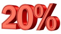 20% отстъпка до края на март